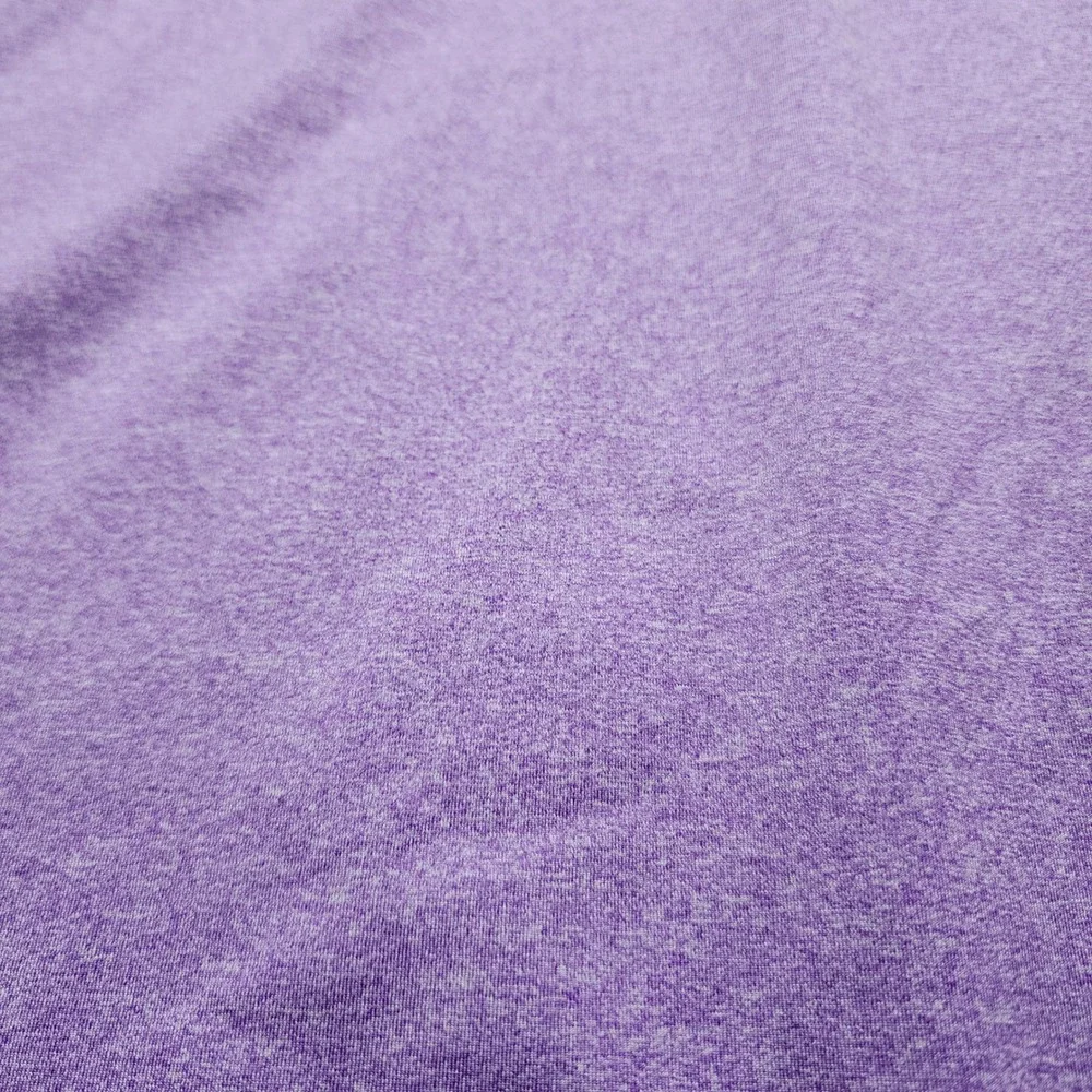 Adidas Mens Purple Heather Heritage Club Short Sleeve Golf Polo Shirt Large